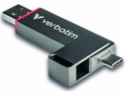 Verbatim USB flash disk 1TB, duální USB-A/USB-C, QuickStick 32043
