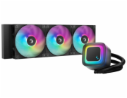 DEEPCOOL vodní chladič LE360 V2 / 3x120 PWM ARGB fan / displej / černý