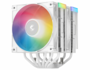 DEEPCOOL chladič AG620 WH ARGB V2 / 2x 120mm fan / 6x heatpipes / PWM / pro Intel i AMD / bílý