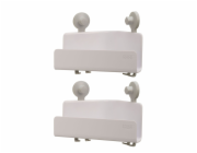 Joseph Joseph EasyStore weiß 2-er Pack Eck-Duschablage