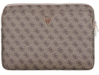 Guess Hnědá kabelka Sleeve 14 4G s trojúhelníkovým logem ...