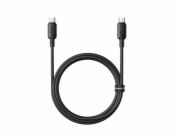 Rychlonabíjecí kabel Baseus Silky USB-C/USB-C 1m 100W černý