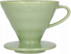 Hario Hario Keramický nálevník V60-02 Tlumeně zelený