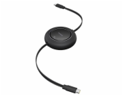 Navíjecí kabel Baseus Free2Pull USB-C/USB-C s nastavitelnou délkou až 1m 100W černý