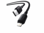 Kabel Baseus Silky USB/Lightning 1m 2.4A černý