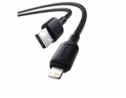Kabel Baseus Silky USB/Lightning 1m 2.4A černý
