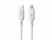Rychlonabíjecí kabel Baseus Silky USB-C/Lightning 1m 20W bílý