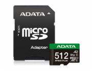ADATA SPEED PLUS microSDXC 512 GB, paměťová karta