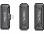 Boya Boya BY-WM3T2-U1 mikrofon - 2,4G mini bezdrátový mikrofon - pro iOS zařízení 1+2