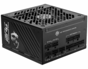 MSI zdroj MPG A850GS PCIE5/ 850W/ ATX3.1/ akt. PFC/ 10 let celk. záruka/ 135mm fan/ modulární kabeláž/ 80PLUS Gold