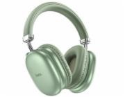 Hoco W35 Max Joy Bezdrátová náhlavní souprava Bluetooth do uší Zelená