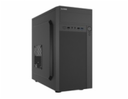 1stCOOL skříň STEP Premium, micro tower, AU, USB 3.0, USB-C, 1x 120mm + 1x 80mm Fan, černá