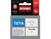 Activejet Inkoust AEB-714N (náhradní inkoust Epson T0714, T0894, T1004; Supreme; 15 ml; žlutý)