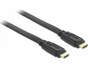 Delock HDMI 1.4 kabel A/A samec/samec, plochý, 1m (82669)