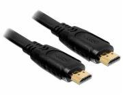 Delock HDMI 1.4 kabel A/A samec/samec, plochý, 1m (82669)