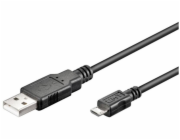 PremiumCord Kabel micro USB 2.0, A-B 0,5m