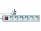 Emos prodlužovací šňůra P1613 - 6 zásuvek, 3m, s vypínačem