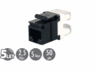 Zařezávací keystone Solarix CAT6 UTP SXKJ-6-UTP-BK