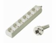 Prodlužovací přívod 230V, 2m, 6 zásuvek