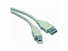 Kabel PremiumCord USB 2.0 A-B pro tiskárny 1m, šedý