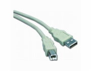 Kabel PremiumCord USB 2.0 A-B pro tiskárny 1m, šedý