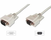 RS232 prodlužovací kabel 1:1 Typ DSUB9/DSUB9 M/F 5m Šedý
