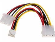 Akyga adapter Molex/mini-Molex/Molex/15cm