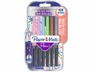 1x6 Paper Mate Flair Metallic Felt Tip Pens M 0,7 mm