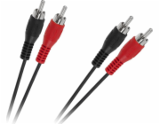 RCA (Cinch) x2 - RCA (Cinch) x2 kabel 5m černý (LEC-KPO2610-5)