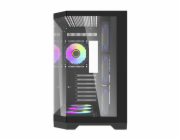 Počítačová skříň Darflash FT418 PRO + 7 ventilátorů aRGB (černá)