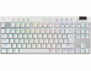 Logitech G PRO X TKL LIGHTSPEED Gaming Keyboard - WHITE - US INT L - 2.4GHZ/BT - TACTILE