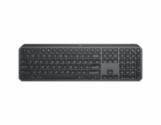 Logitech Master Series MX Keys S for Mac - Klávesnice - full size - podsvícená - bezdrátový - Bluetooth LE - QWERTY - US mezinárodní - šedá space gray