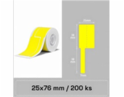 Niimbot štítky na kabely T 25x76mm 200ks Žluté pro B21, B21S, B3, B1S