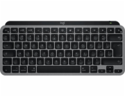 Logitech Master Series MX Keys Mini for Mac - Klávesnice - compact - podsvícená - bezdrátový - Bluetooth LE - QWERTY - US mezinárodní - šedá space gray