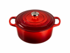 Le Creuset Signature Kastrol kulatý 22 cm Cerise