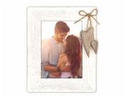 ZEP Lille white            13x18 Holz Portrait mit Herzen  RE657W