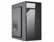 EUROCASE MidT ML M6-590B / mATX / bez zdroje / 2x USB 3.0 / USB-C / černá