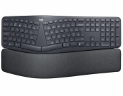Logitech klávesnice ERGO K860, CZ, bezdrátová, dělená ergonomická, bluetooth (vlisováno v ČR)