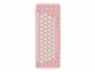 Baseus K01A Bezdrátová třírežimová klávesnice Baby Pink