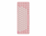 Baseus K01A Bezdrátová třírežimová klávesnice Baby Pink