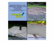 CF nadzemní bazén s ocelovou stěnou - 350 x 90 cm, Antrazit / Sand