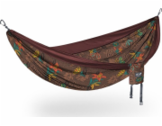Eno Houpací síť s potiskem DoubleNest, Tropic/Merlot