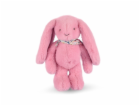 Doudou Plyšový králíček s šátkem růžový 35 cm