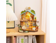 RoboTime 3D dřevěná skládačka Miniatura domečku Domeček pro štěňátka