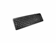 CANYON klasická USB klávesnice, omývatelná, černá, maďarský layout