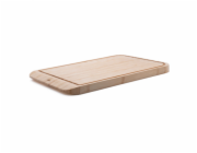Prkénko Pebbly, NBA220, oboustranné, bambus, 2 v 1 na krájení potravin a na chleba, 34 x 23,5 x 2 cm