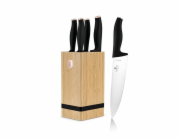 Sada nožů se stojanem BAMBOO 6 ks Black Rose Collection BH-2970