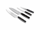 Sada nožů nerez 4 ks Matte Black Collection BH-3135