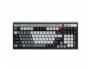 A4tech Bloody B950 podsvícená mechanická herní klávesnice RGB, Brown Switch, USB, CZ,  šedá