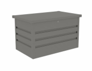 Zahradní box G21 Denver 280 L, metalický šedý plechový